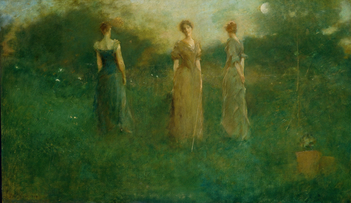 Thomas Wilmer Dewing - In the Garden (1892-1894)