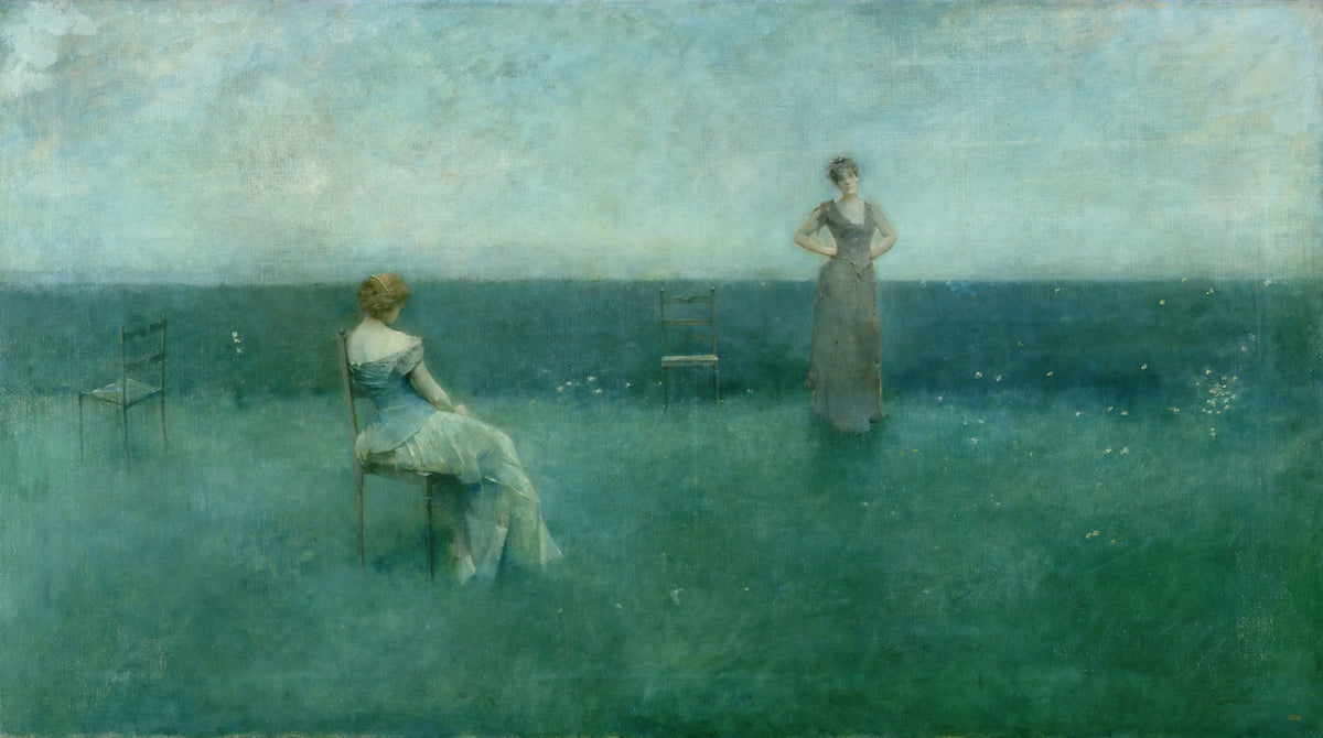 Thomas Wilmer Dewing - The Recitation (1891)