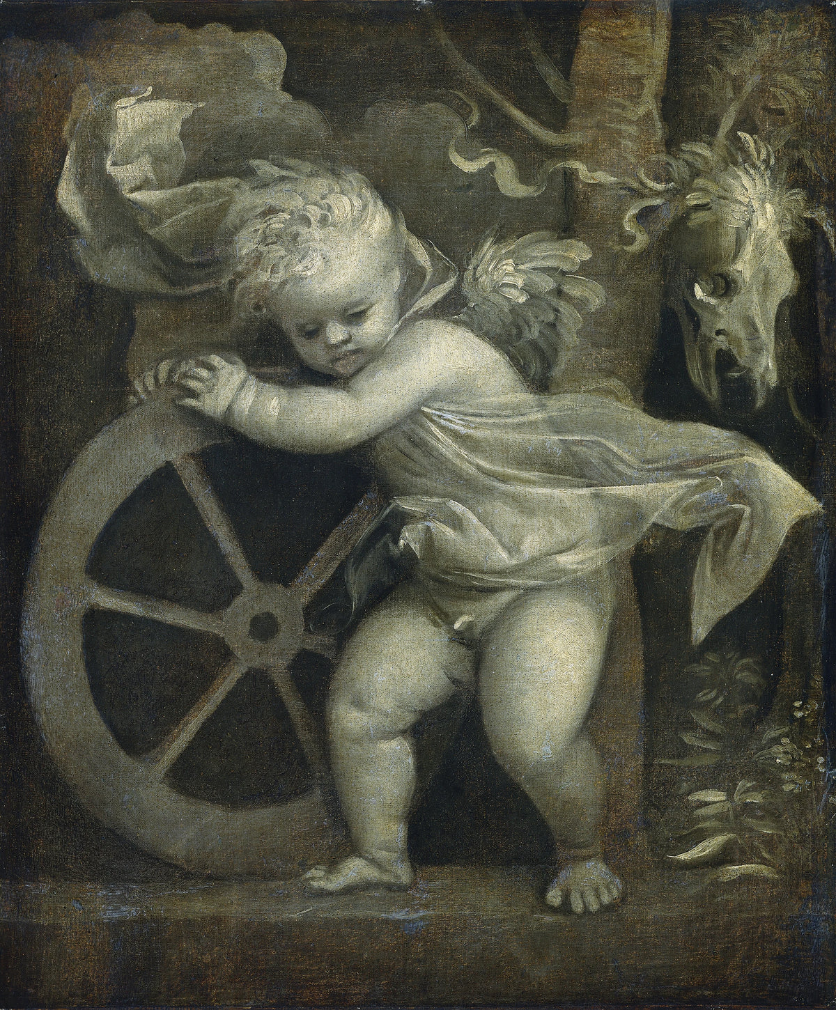 Titian - Cupid With The Wheel of Time (circa 1515-1520)