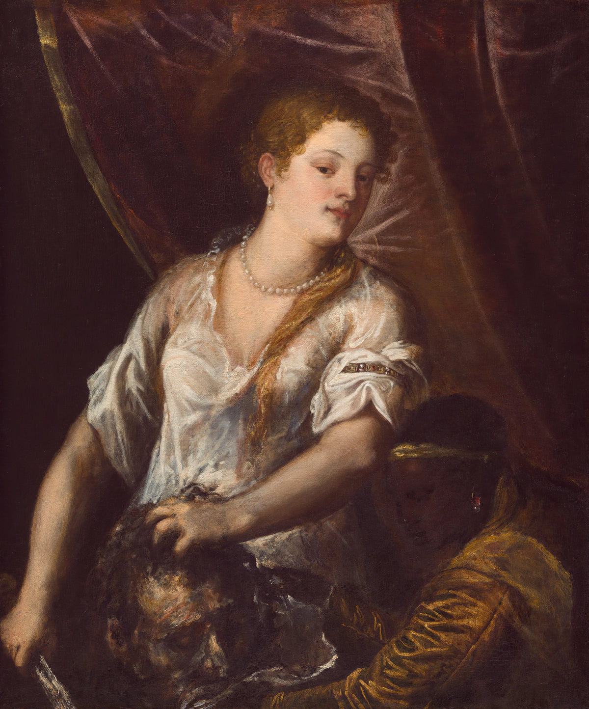 Titian - Judith and Her Maidservant with the Head of Holofernes (circa 1570)
