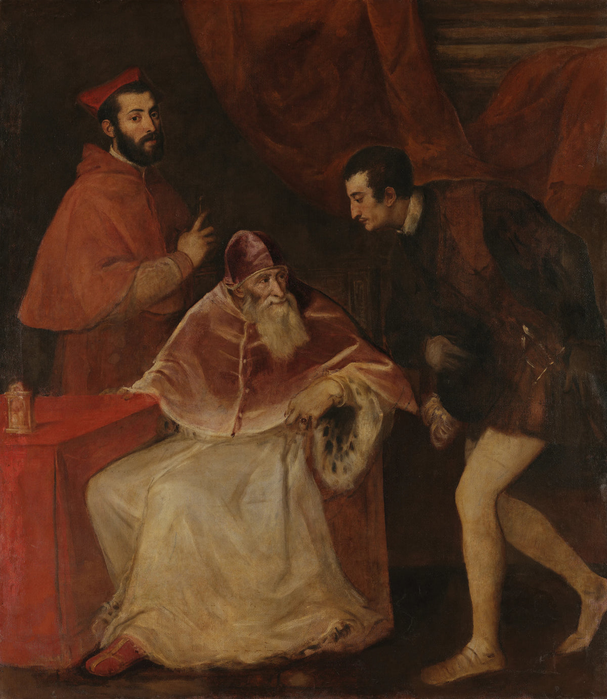 Titian - Pope Paul III and His Grandsons (1545)
