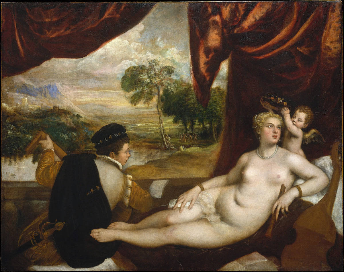 Titian - Venus and The Lute Player (circa 1565-70)