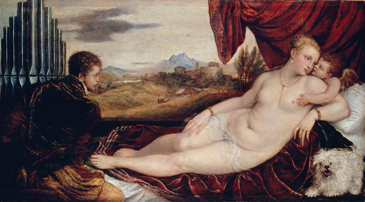 Titian - Venus with the Organ Player (circa 1550)