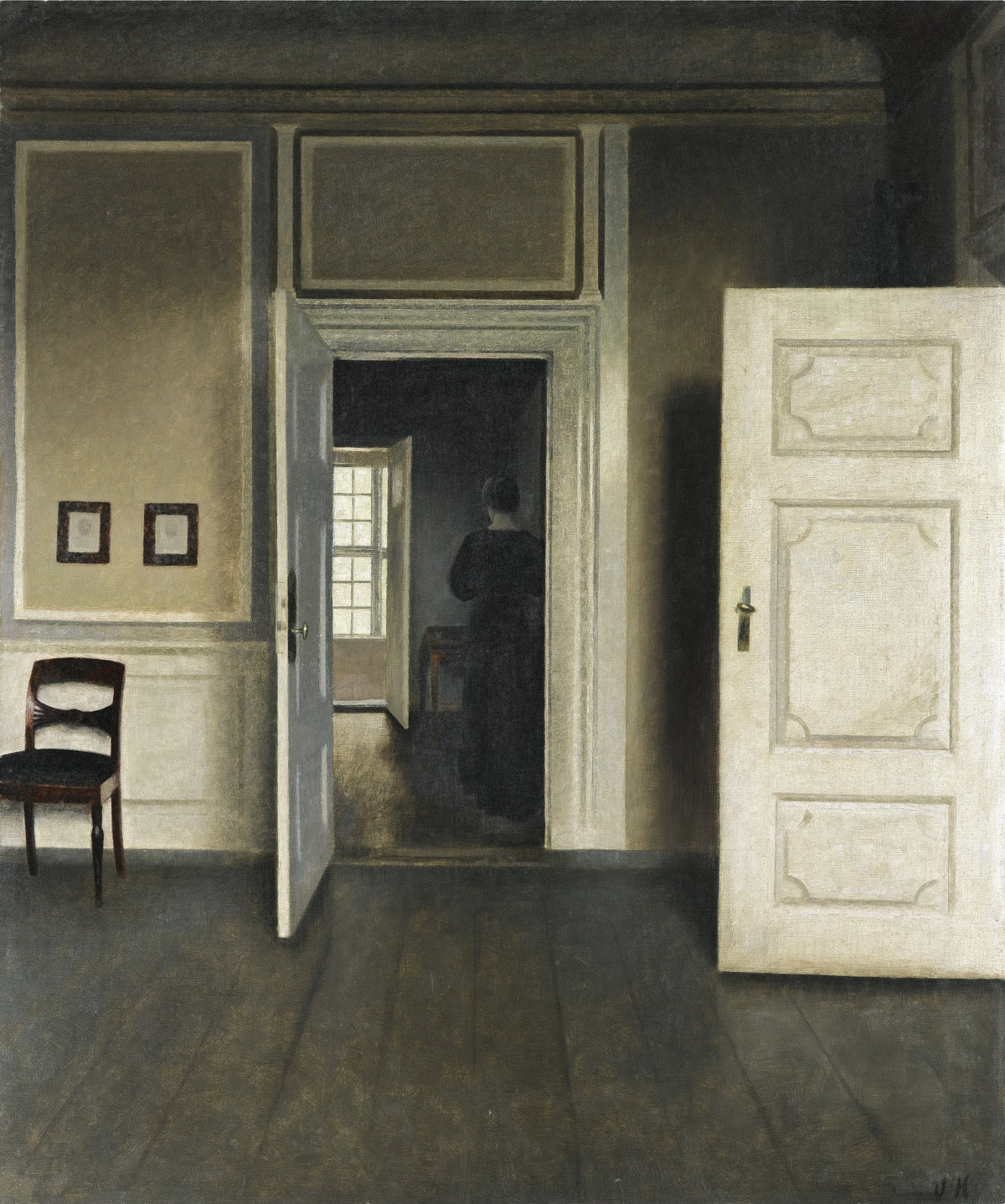 Vilhelm Hammershøi - Interior. Strandgade 30 (1901)