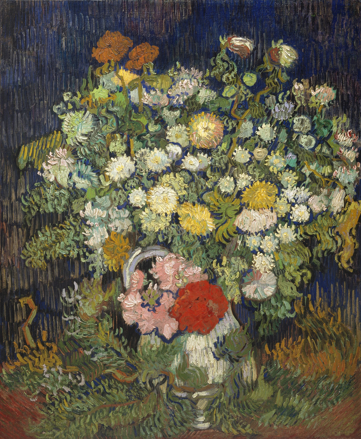 Vincent van Gogh - Bouquet of Flowers in a Vase (1890)