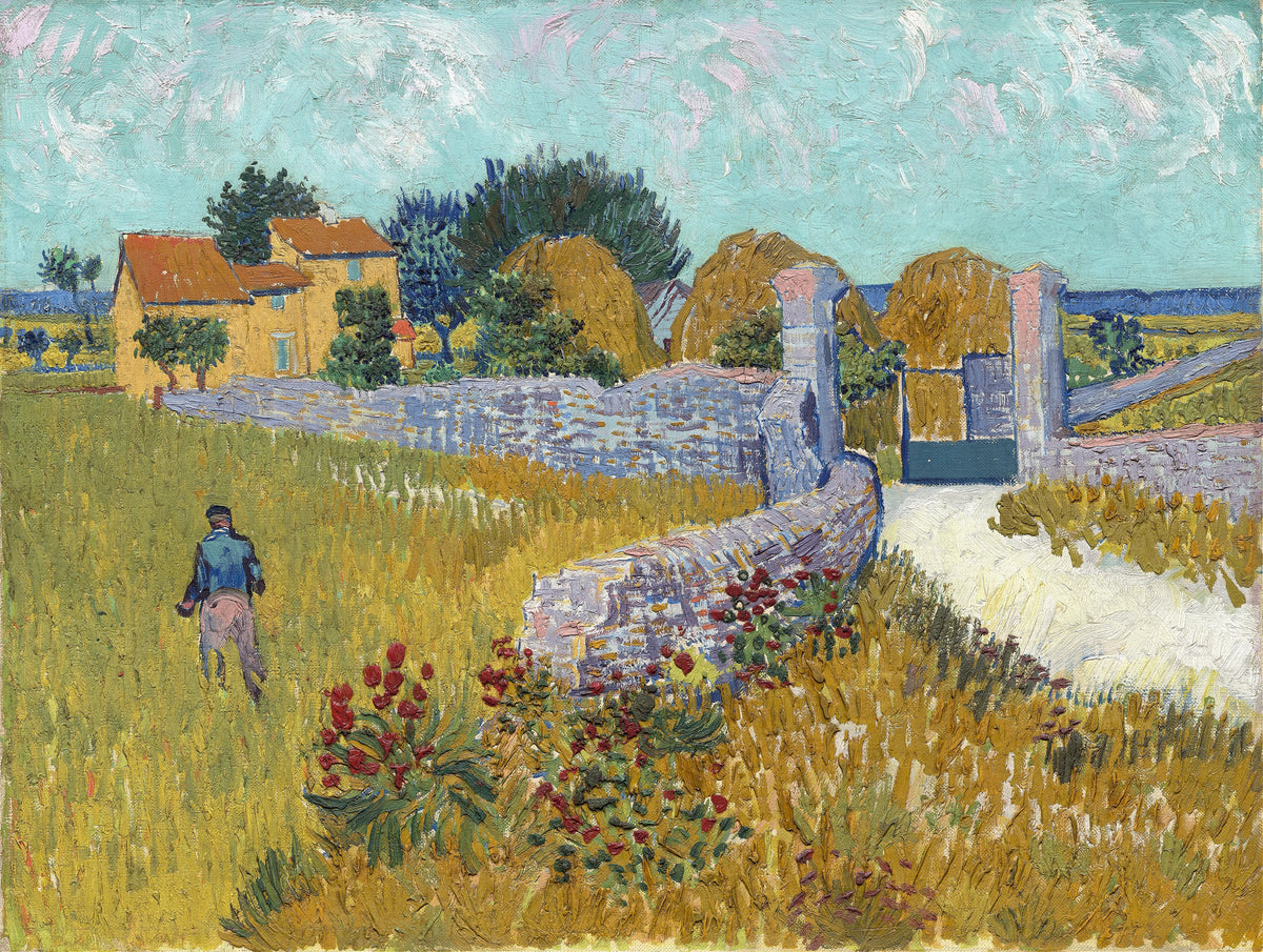 Vincent van Gogh - Farmhouse in Provence (1888)