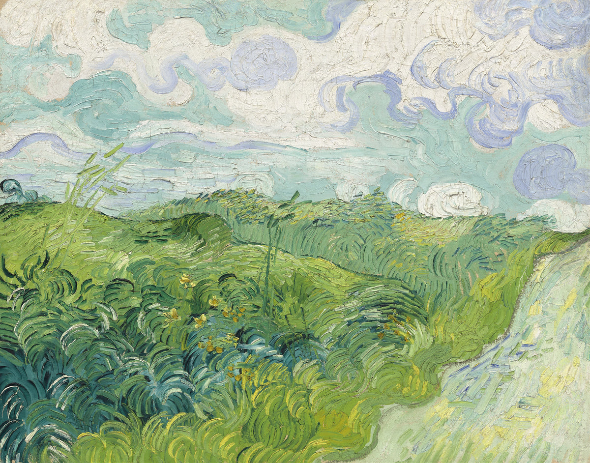 Vincent van Gogh - Green Wheat Fields, Auvers (1890)