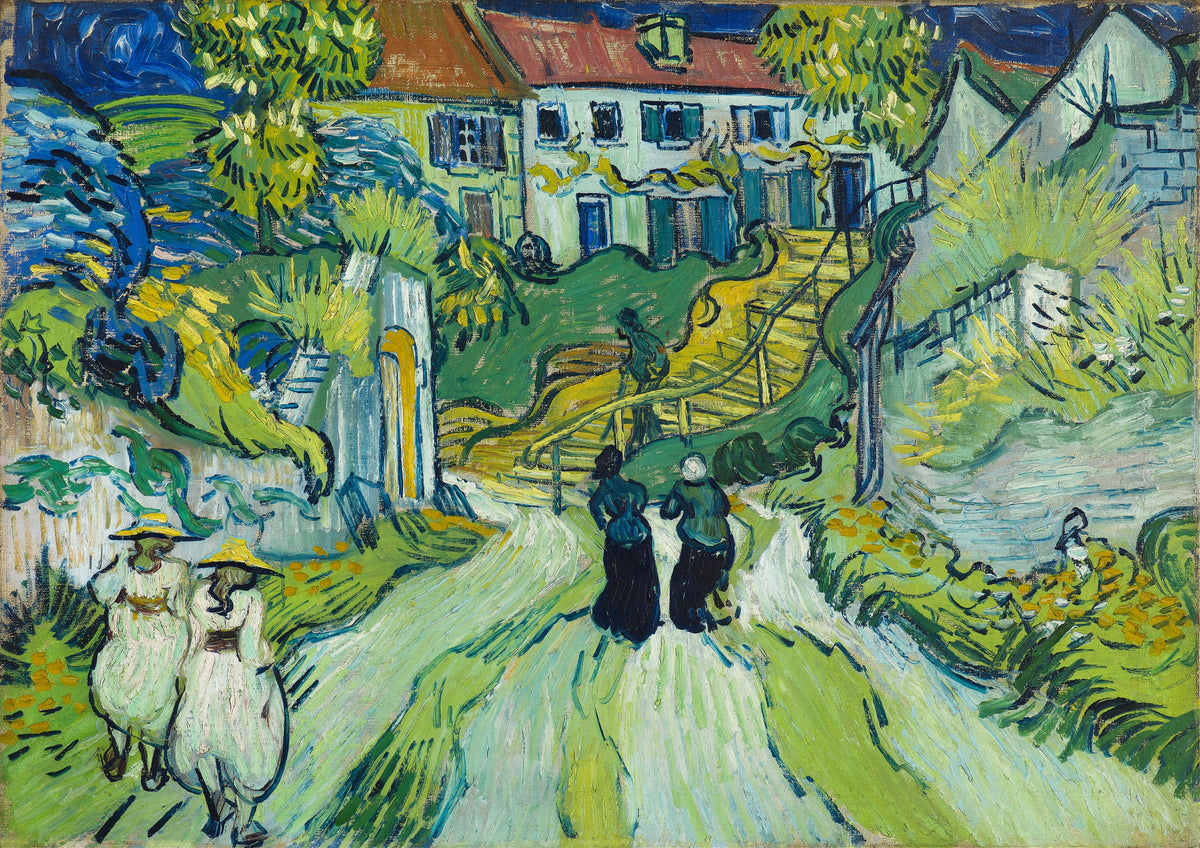 Vincent van Gogh - Stairway at Auvers (1890)