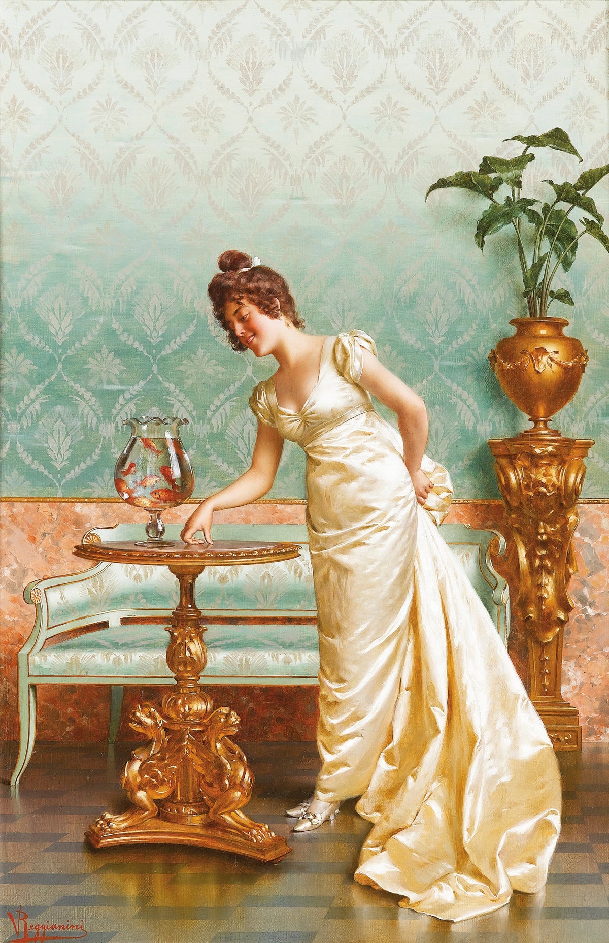 Vittorio Reggianini - Admiring The Goldfish