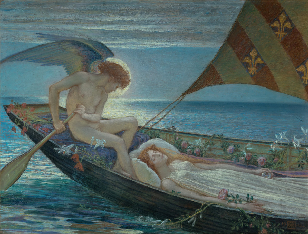 Walter Crane - A Dream (Voyage de Rêve) (1902)