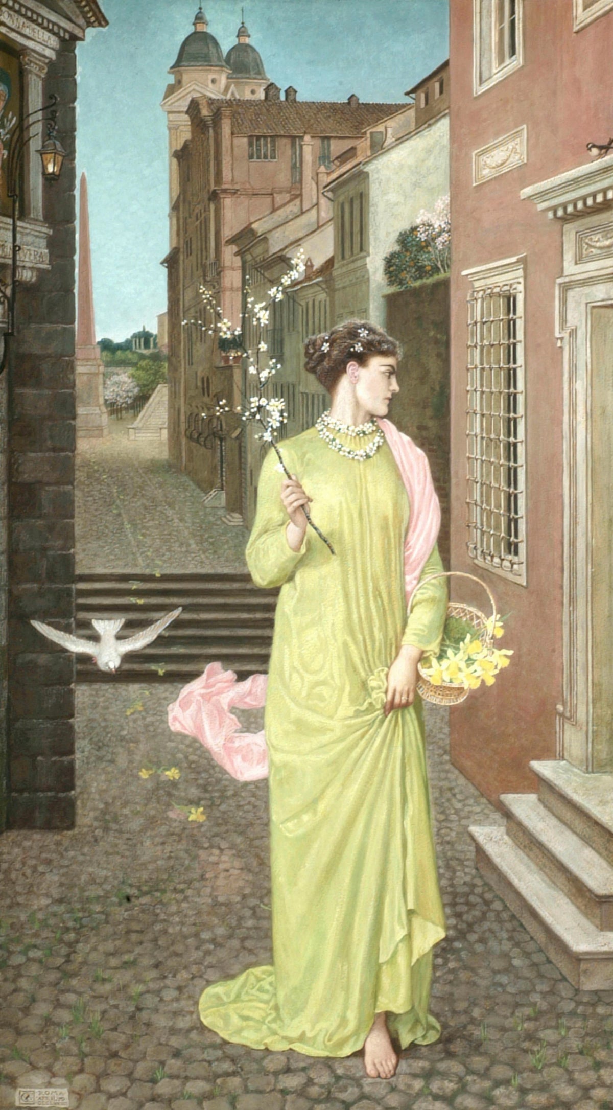 Walter Crane - A Herald of Spring (1872)