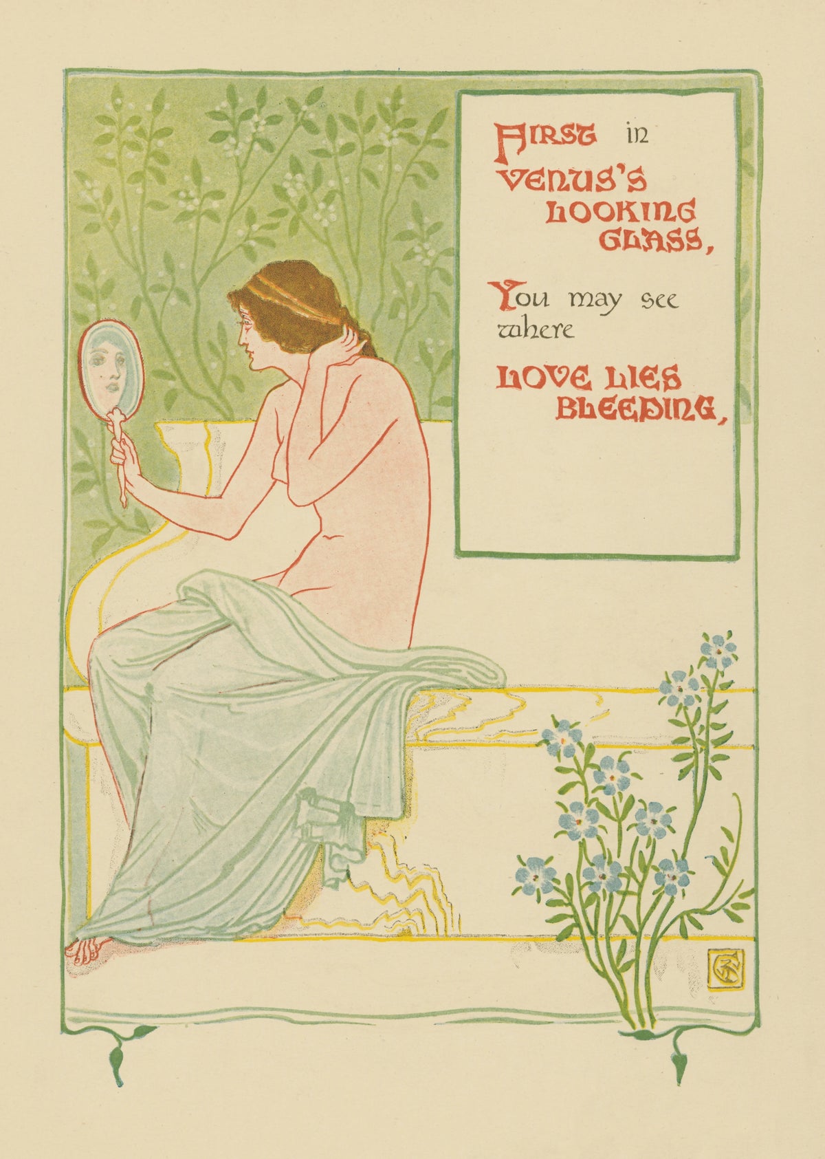 Walter Crane - Venus's looking glass (1899)
