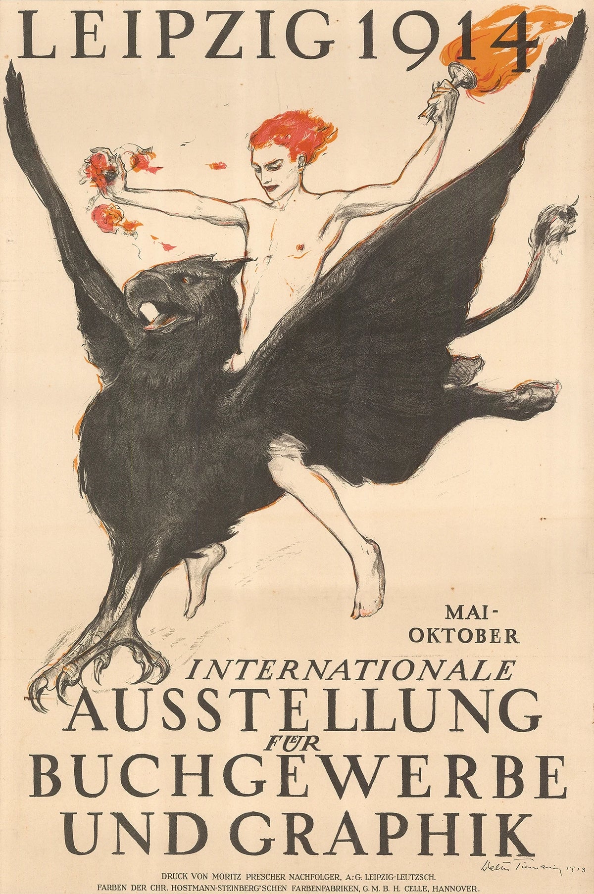 Walter Tiemann - Leipzig 1914 - Internationale Ausstellung für Buchgewerbe und Graphik (1914)