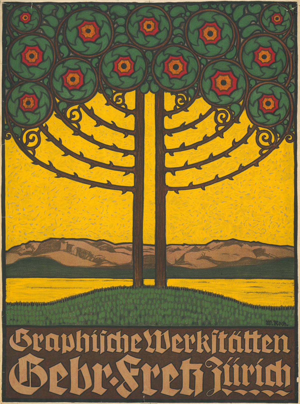 Walther Koch - Grafische Werkstätten Gebrüder Fretz Zürich (1913)