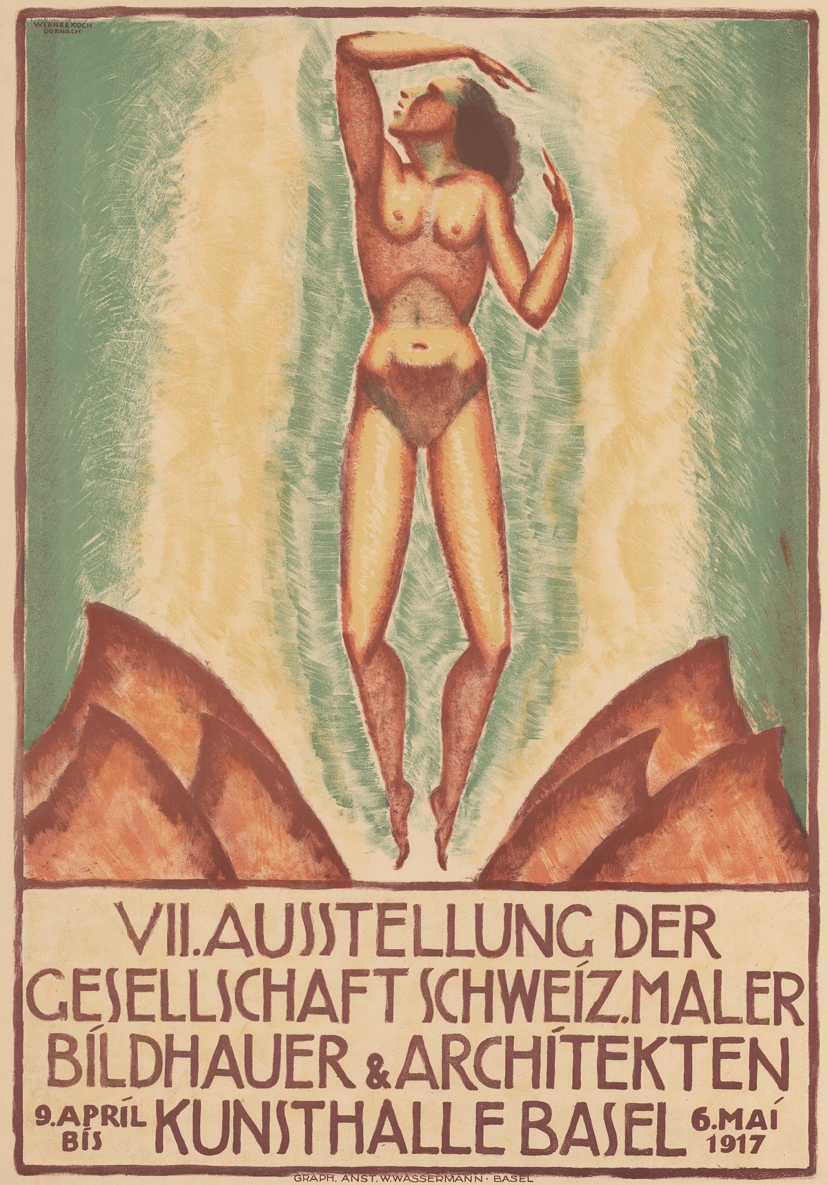 Walther Koch - VII. Ausstellung der Gesellschaft Schweiz. Maler, Bildhauer & Architekten - Kunsthalle Basel (1917)
