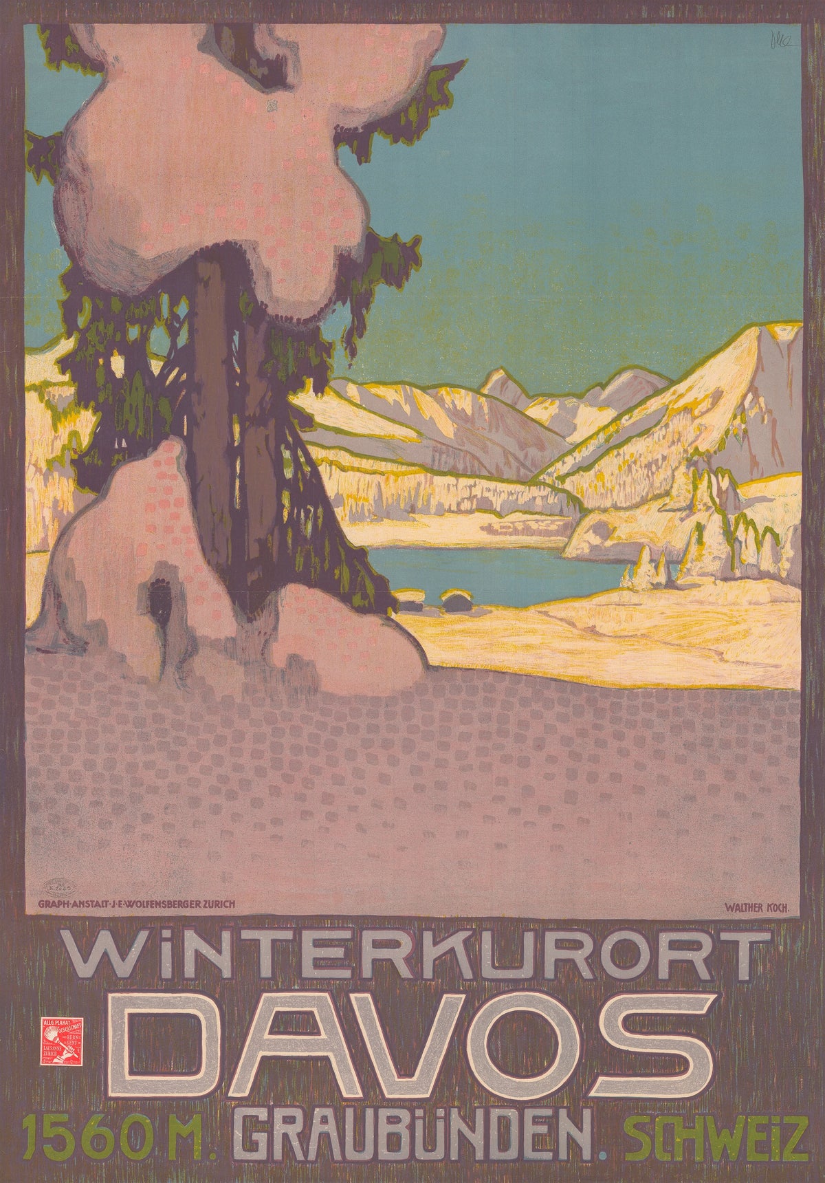 Walther Koch - Winterkurort Davos (1905)