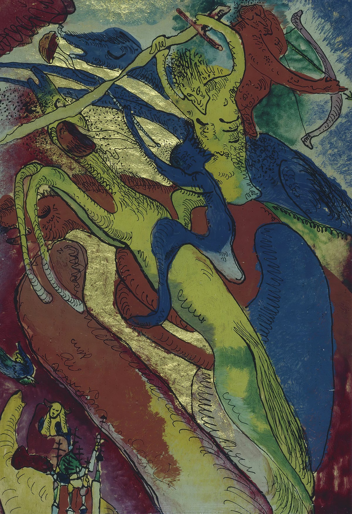 Wassily Kandinsky - Apocalyptic Riders I (1911)