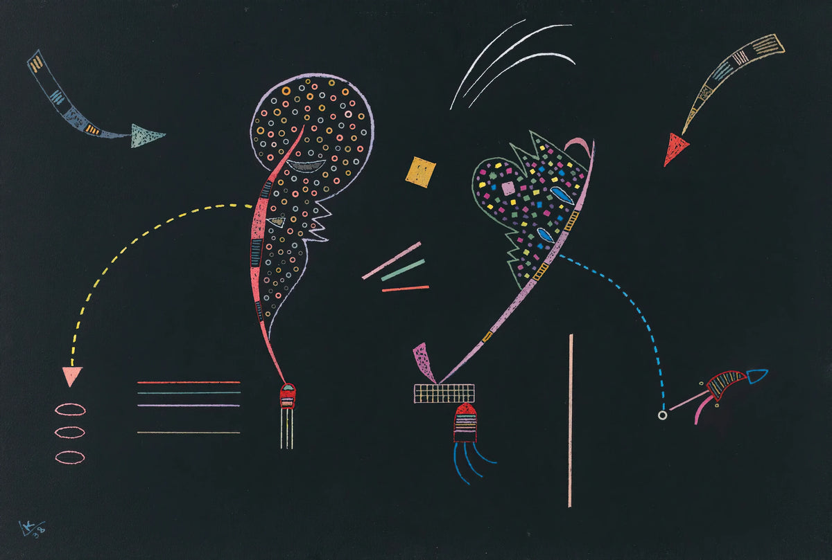 Wassily Kandinsky - Deux Côtes (1938)