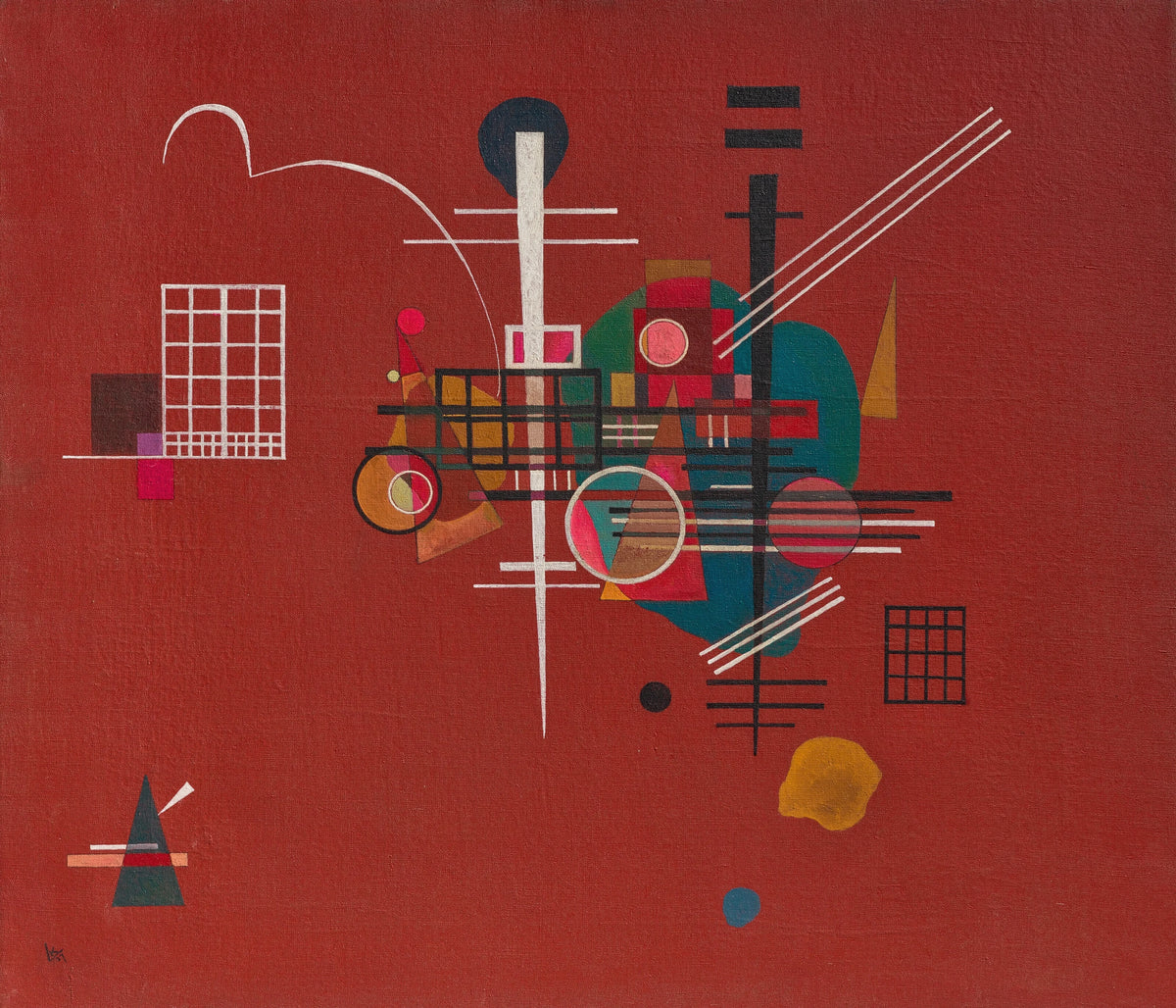 Wassily Kandinsky - Dumpfes Rot (1927)