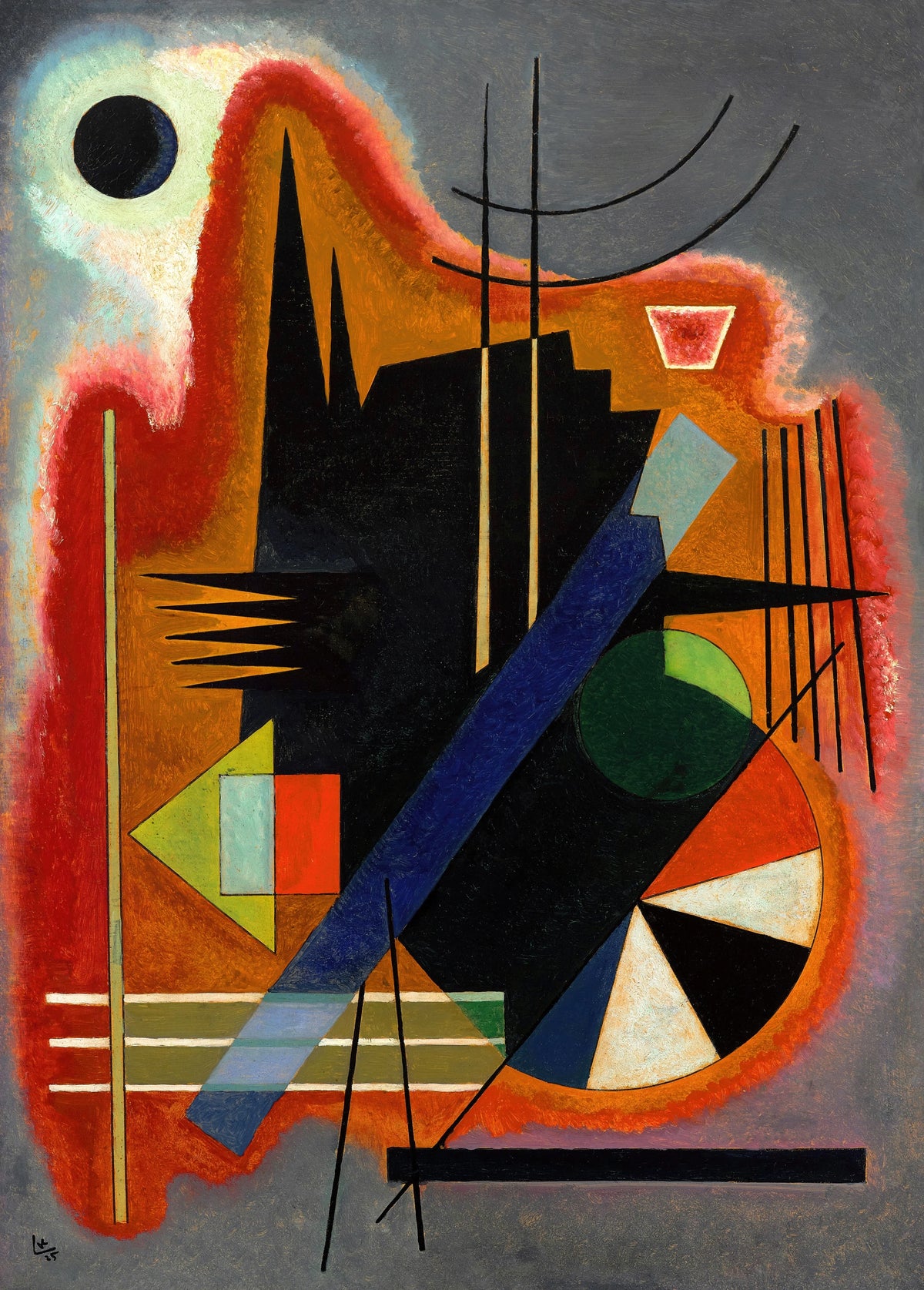 Wassily Kandinsky - Einige Spitzen (1925)