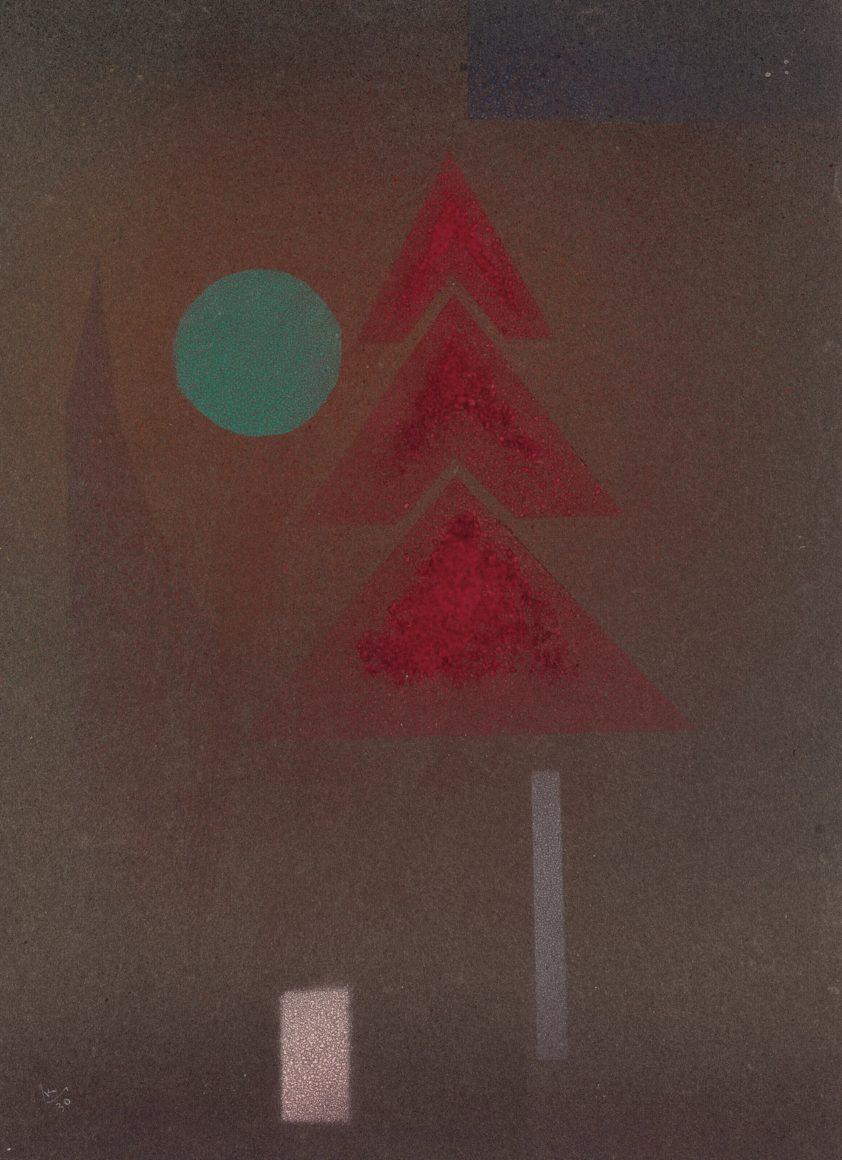 Wassily Kandinsky - Fast versunken (1930)