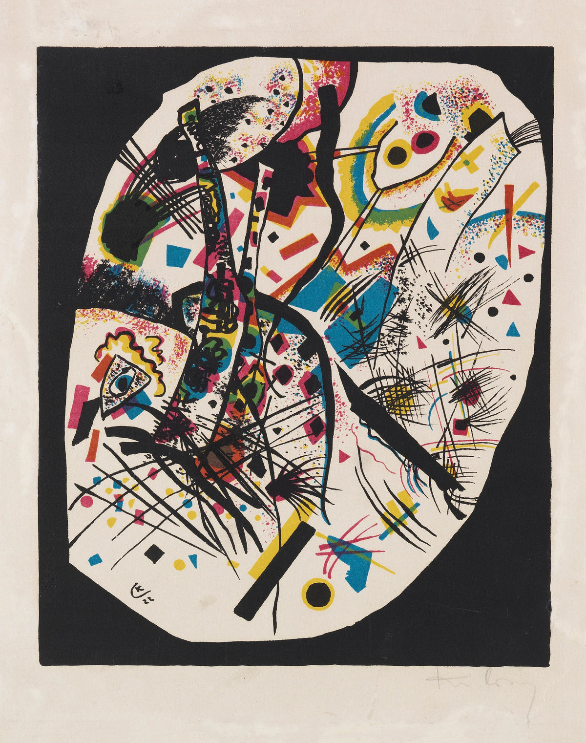 Wassily Kandinsky - Kleine Welten (Small Worlds) III (1922)