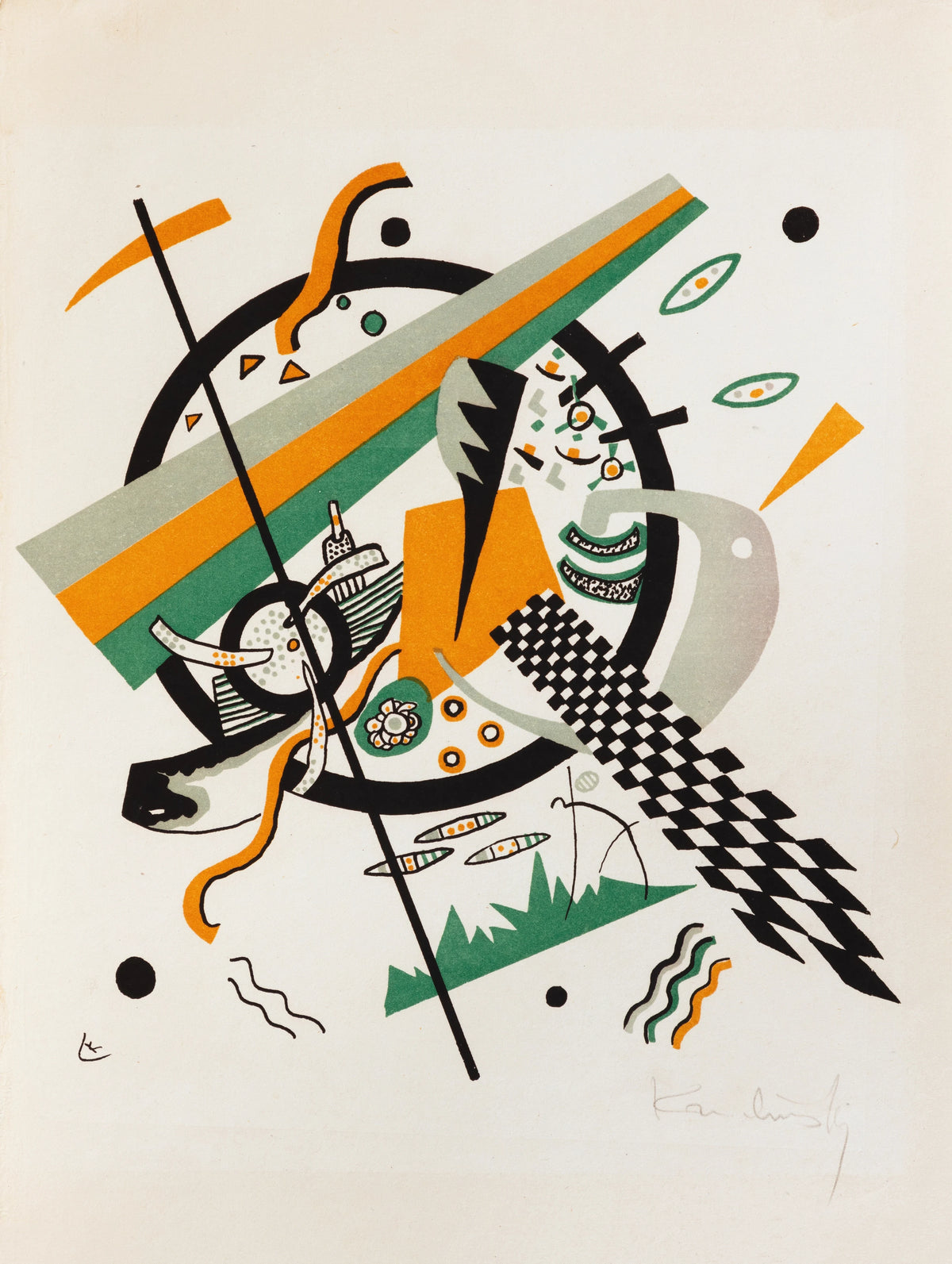 Wassily Kandinsky - Kleine Welten (Small Worlds) IV (1922)