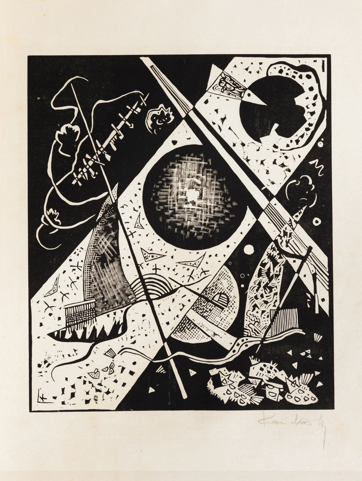 Wassily Kandinsky - Kleine Welten (Small Worlds) VI (1922)