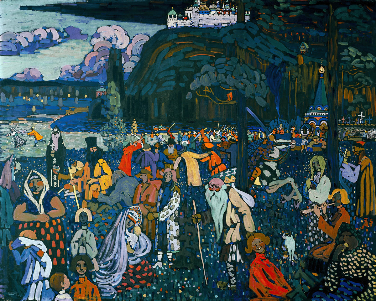 Wassily Kandinsky - The colorful life (1907)