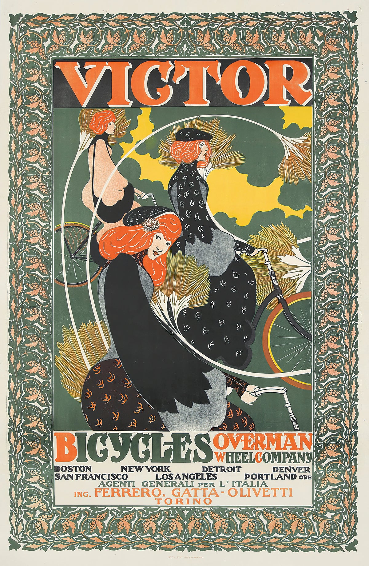 Will Bradley - Victor Bicycles (1896)