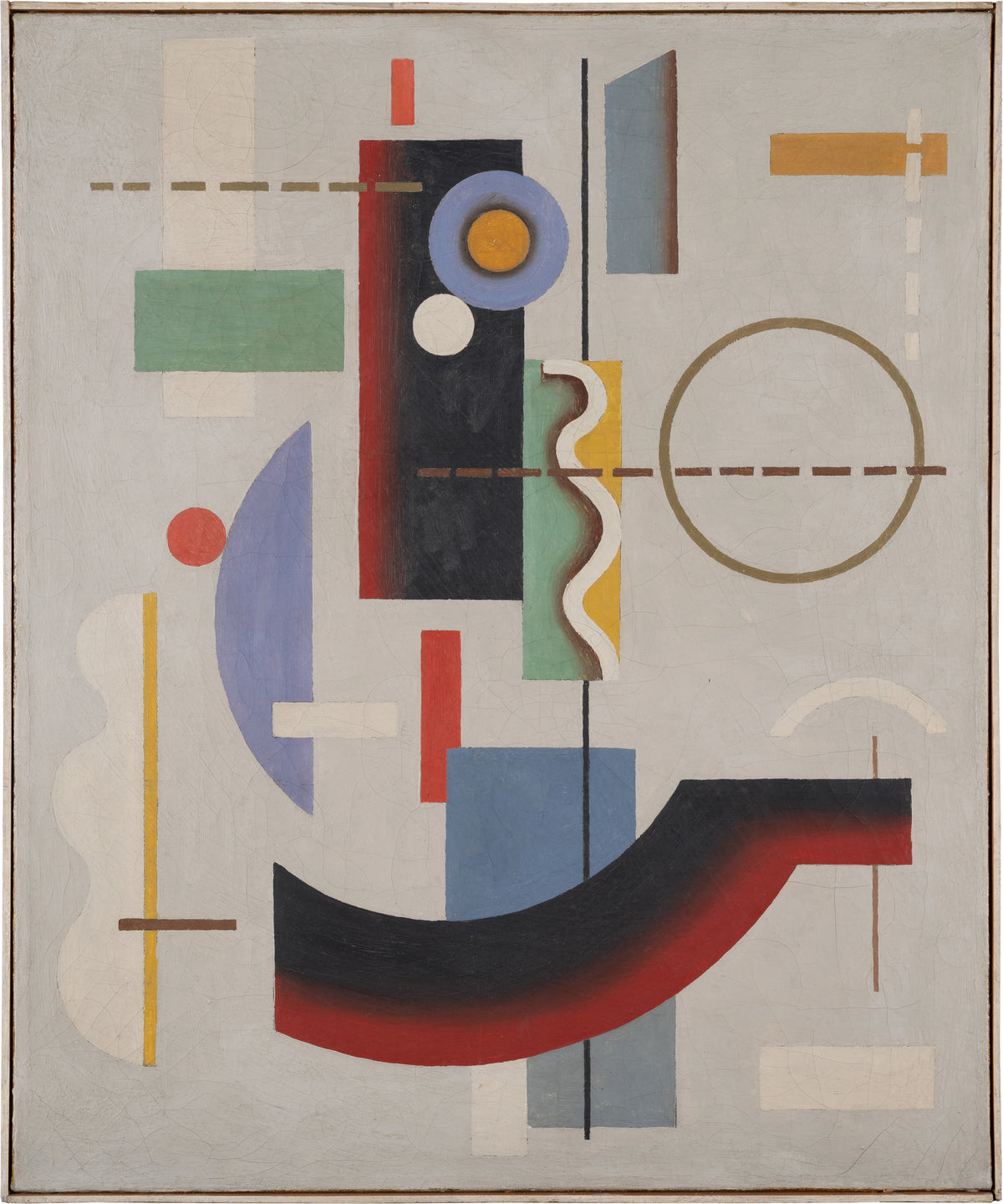 Willi Baumeister - Geometrical floating forms (1925)