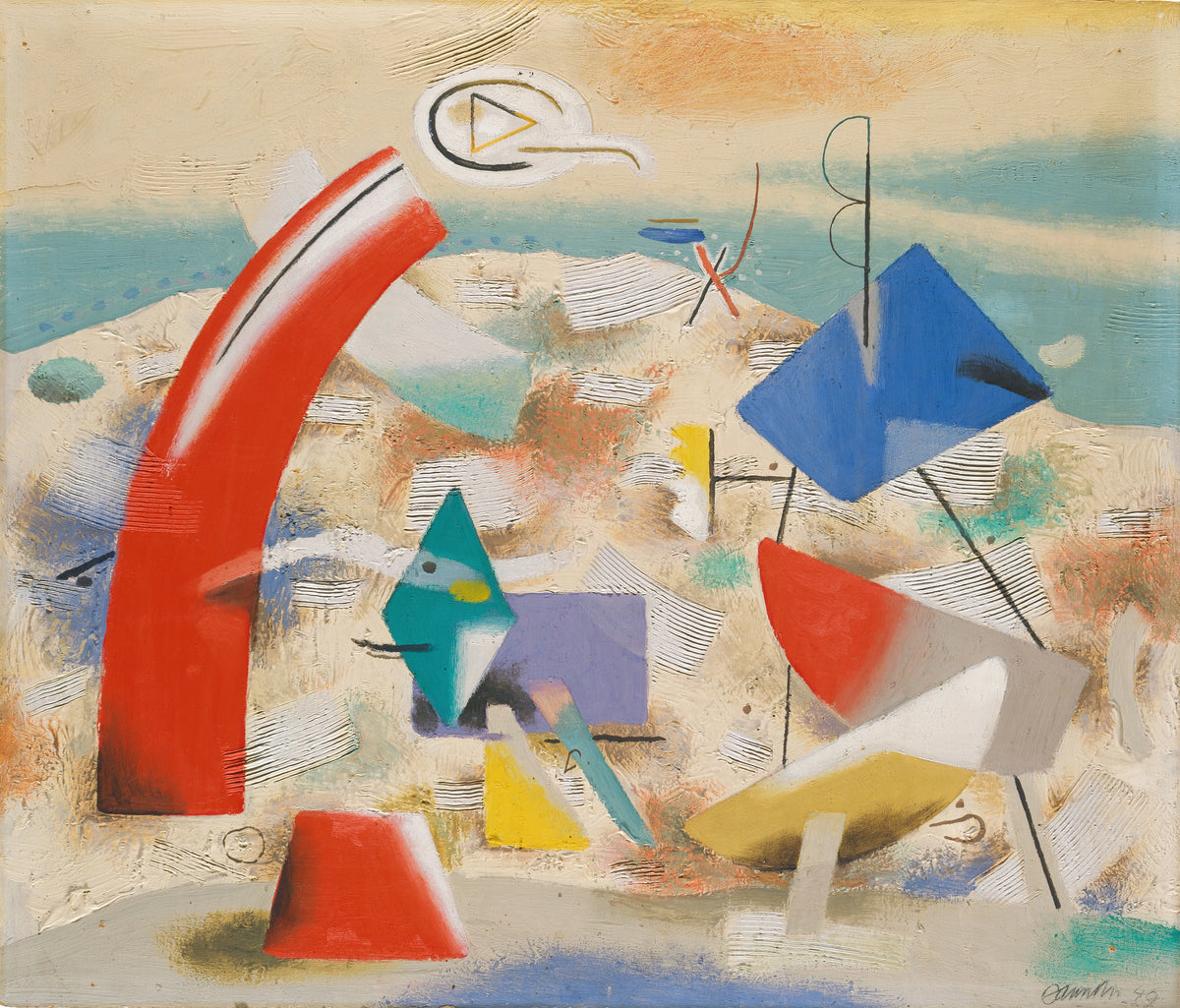 Willi Baumeister - Heitere Landschaft IV (1949)