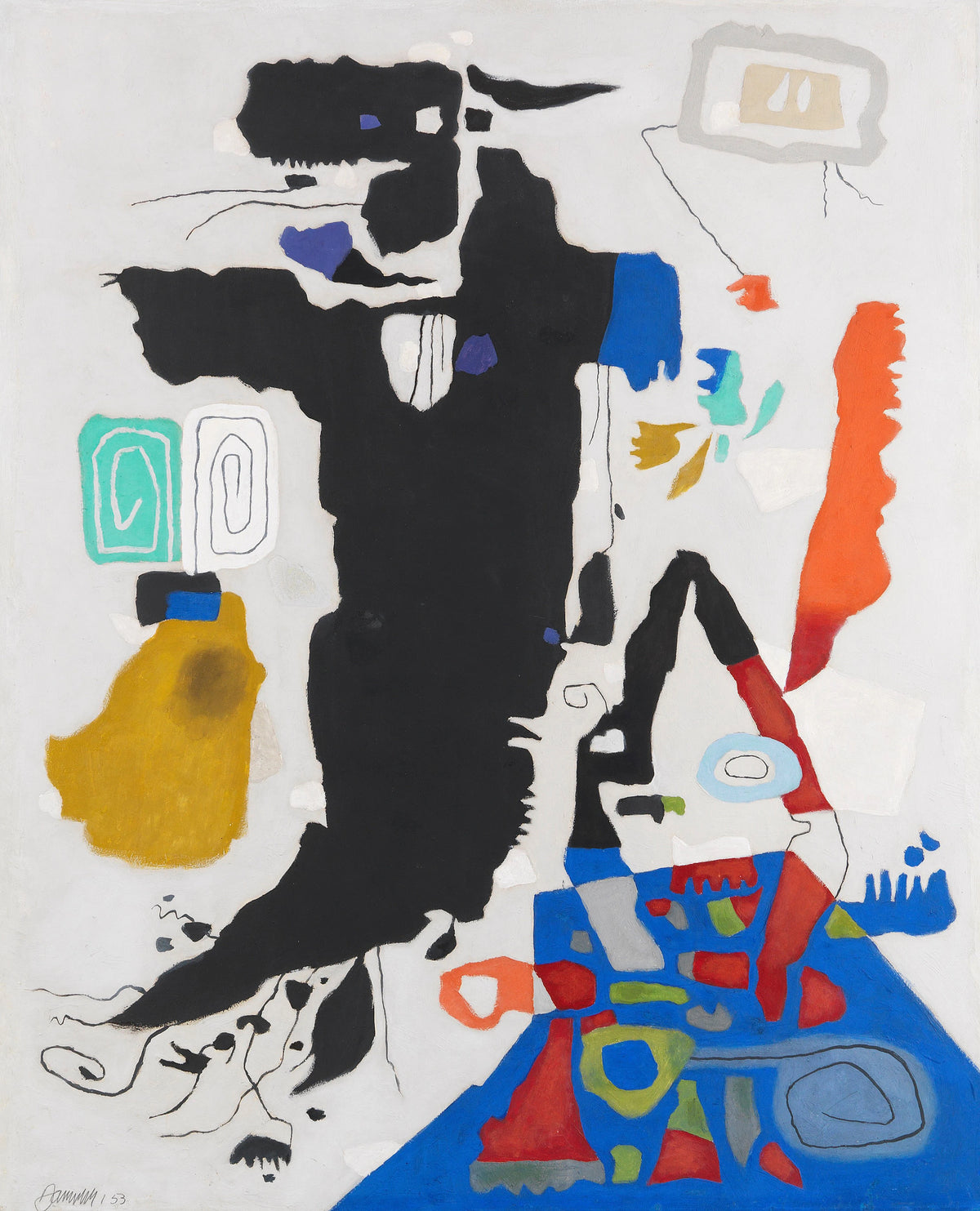 Willi Baumeister - Homunkulus aufsteigend (1953)