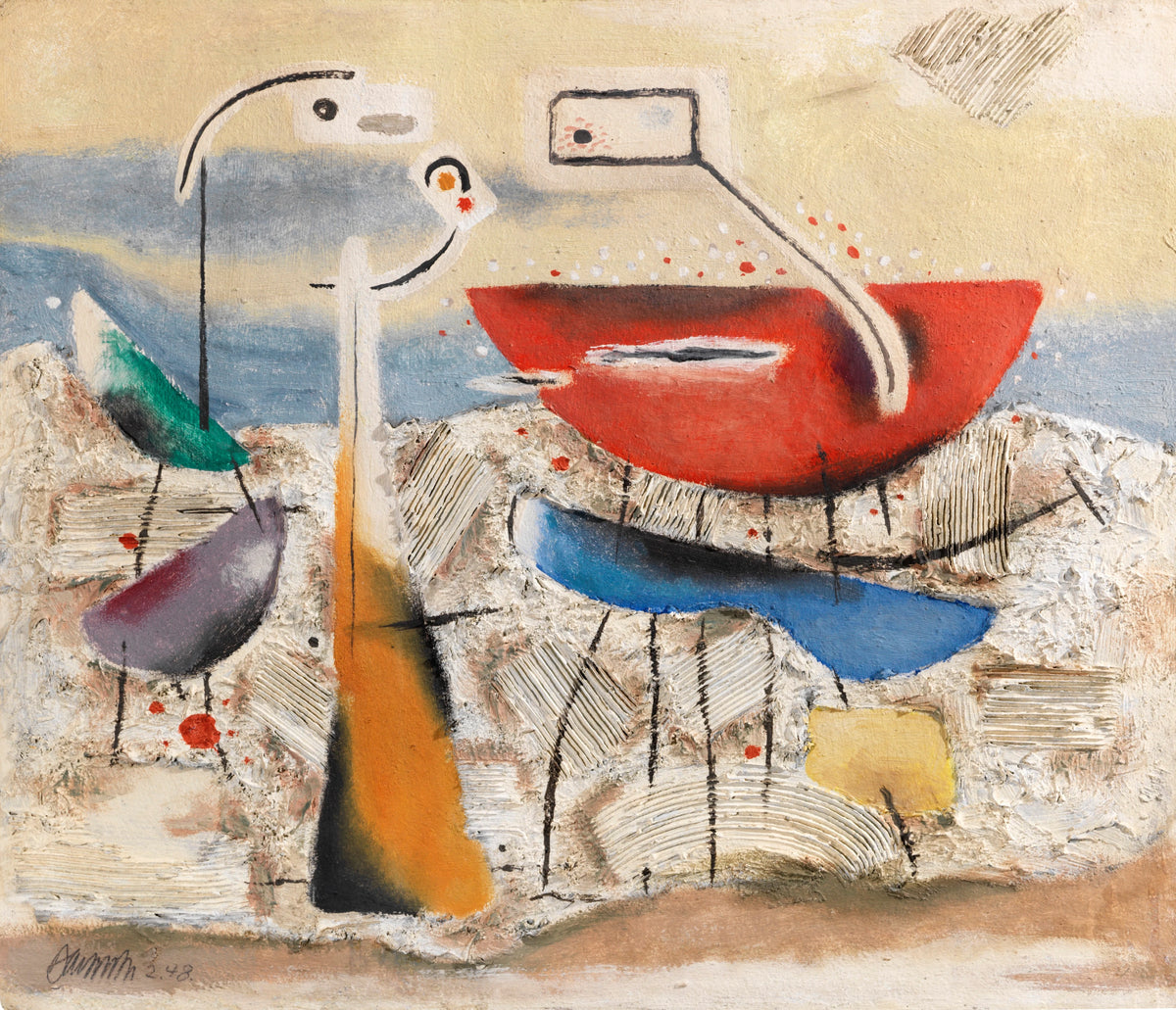 Willi Baumeister - Metaphysische Landschaft (1948.)