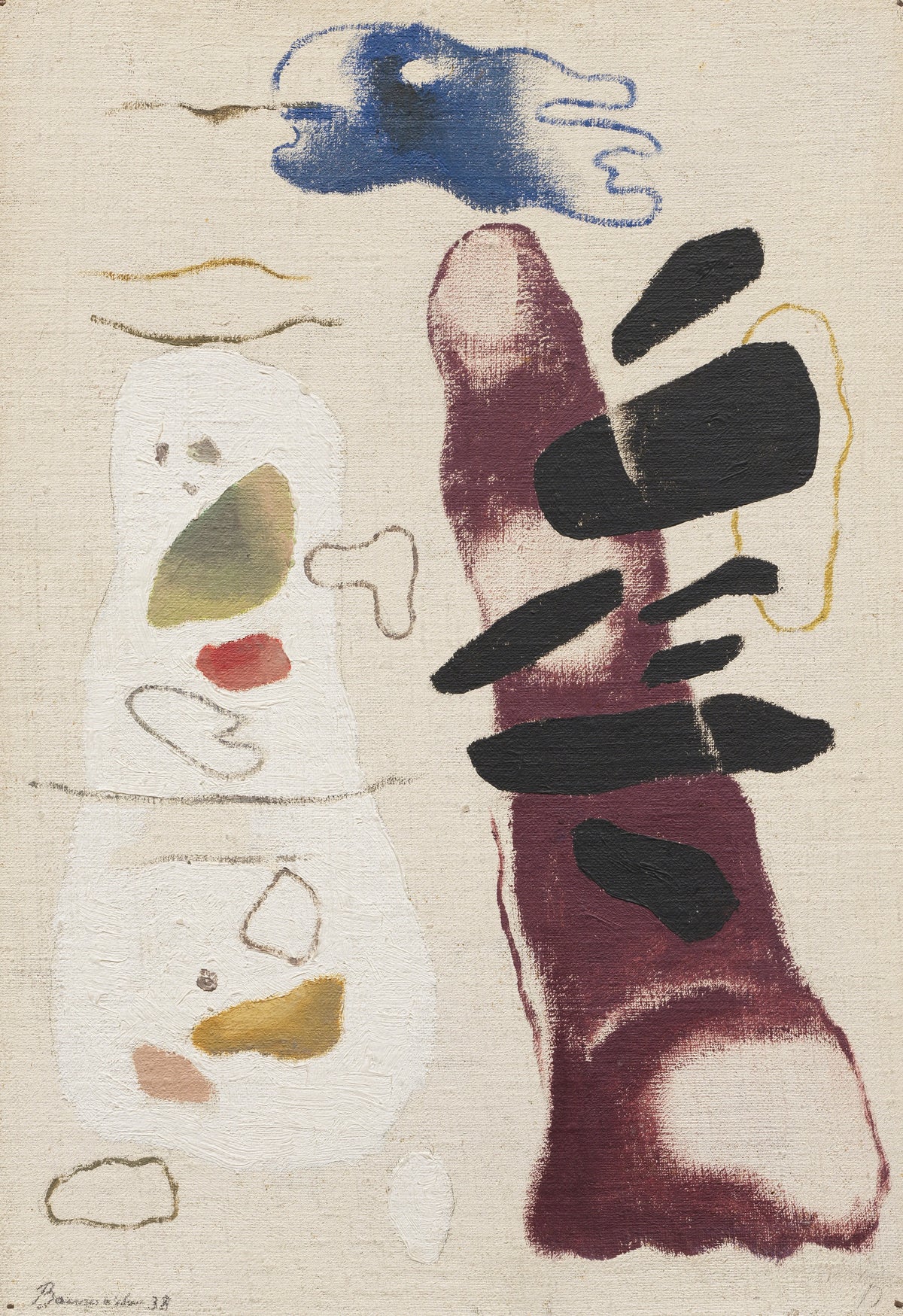 Willi Baumeister - Mit Amöbenform (1938)