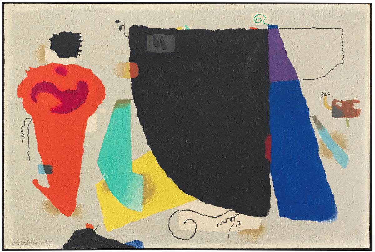 Willi Baumeister - Phantom mit roter Figur (1953)