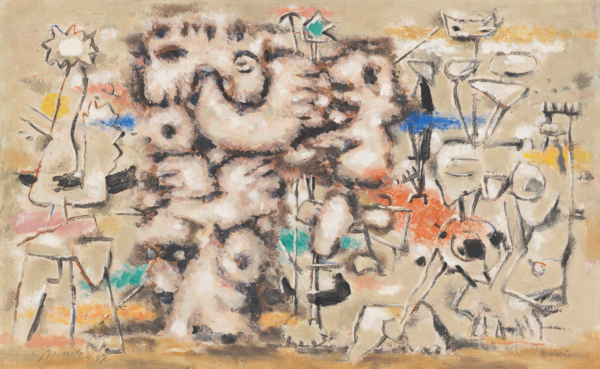 Willi Baumeister - Urzeitgestalten (1947)