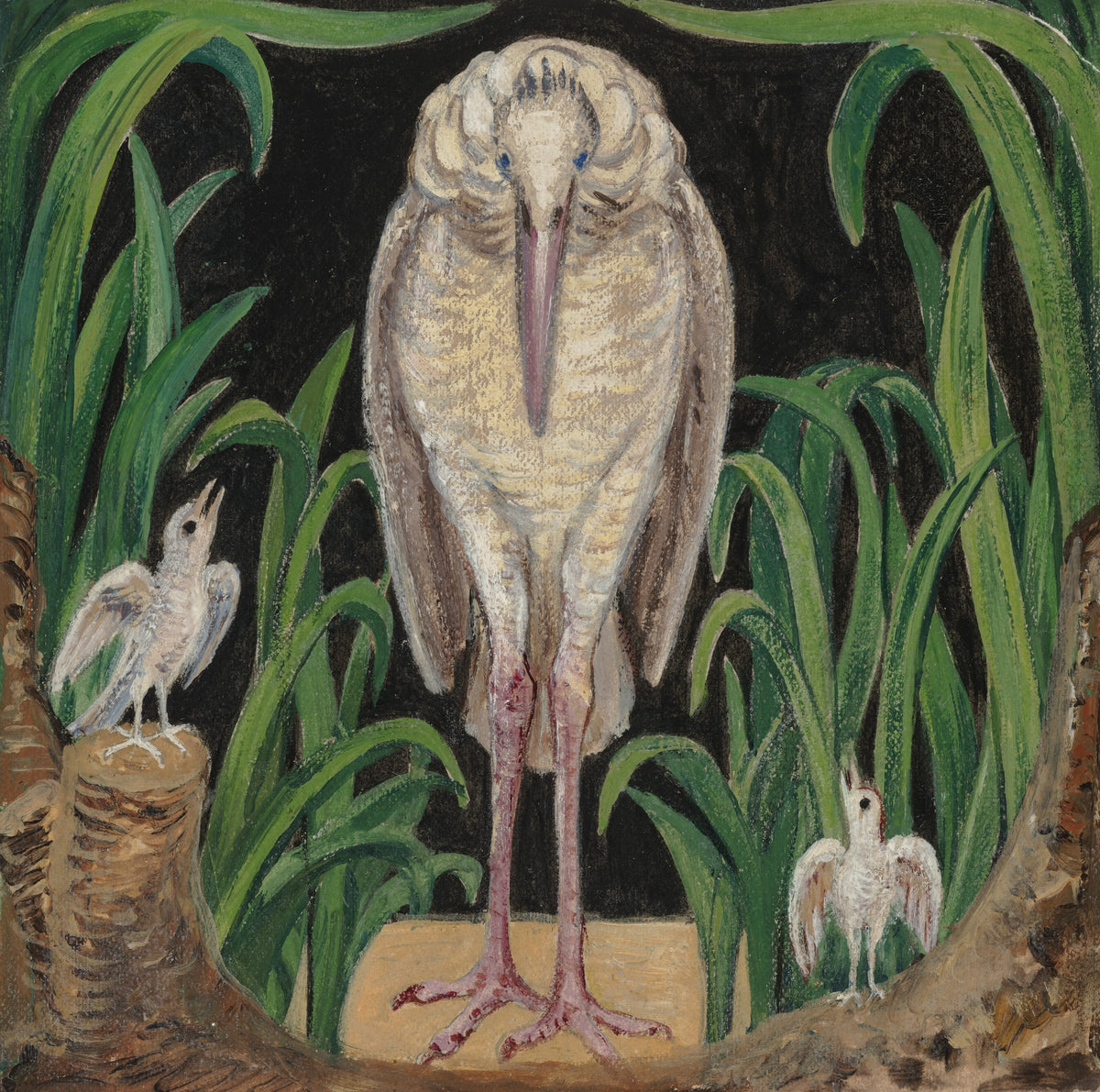 William Bell Scott - A Stork