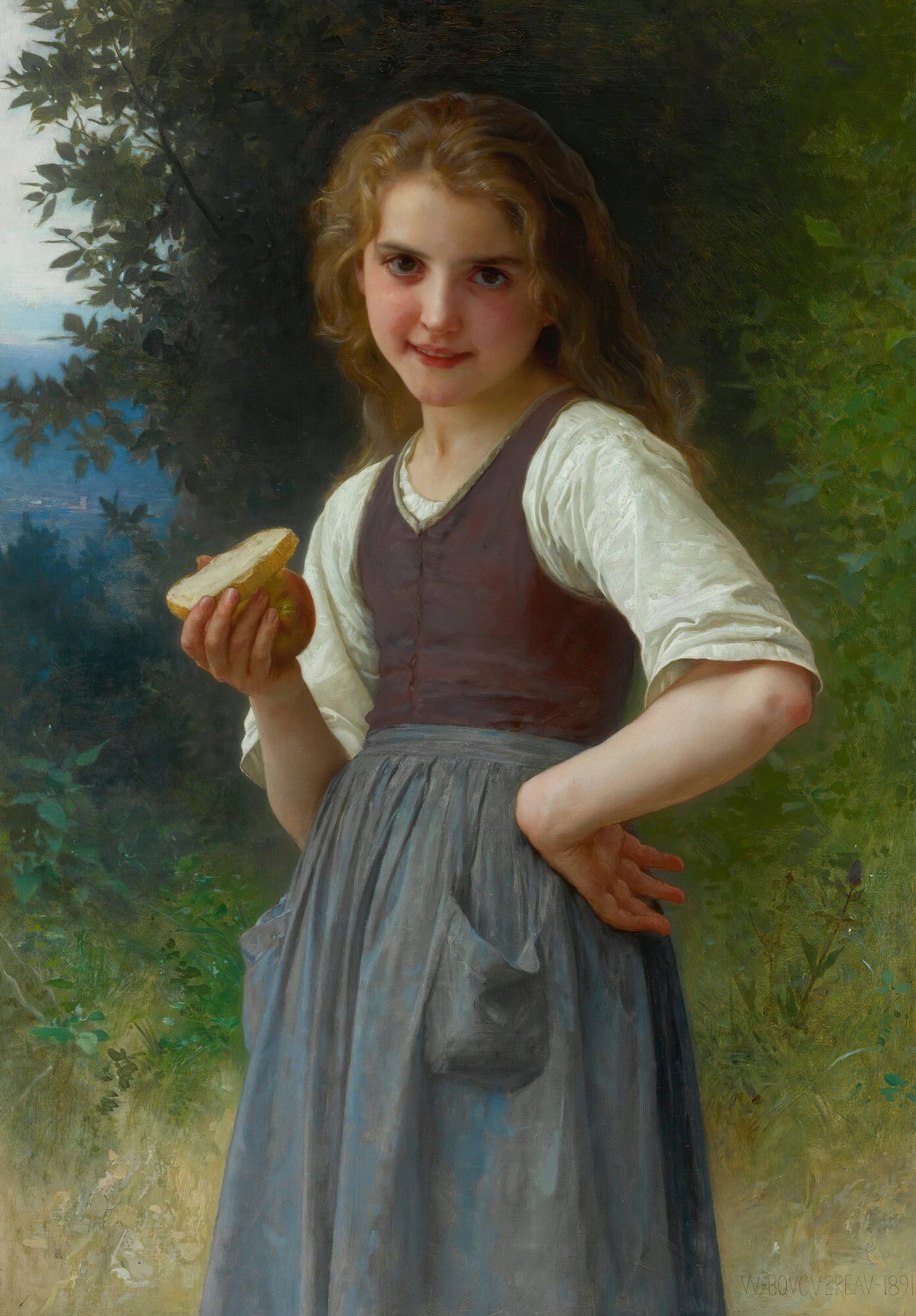 William Bouguereau - Le Goûter Aux Champs (1891)