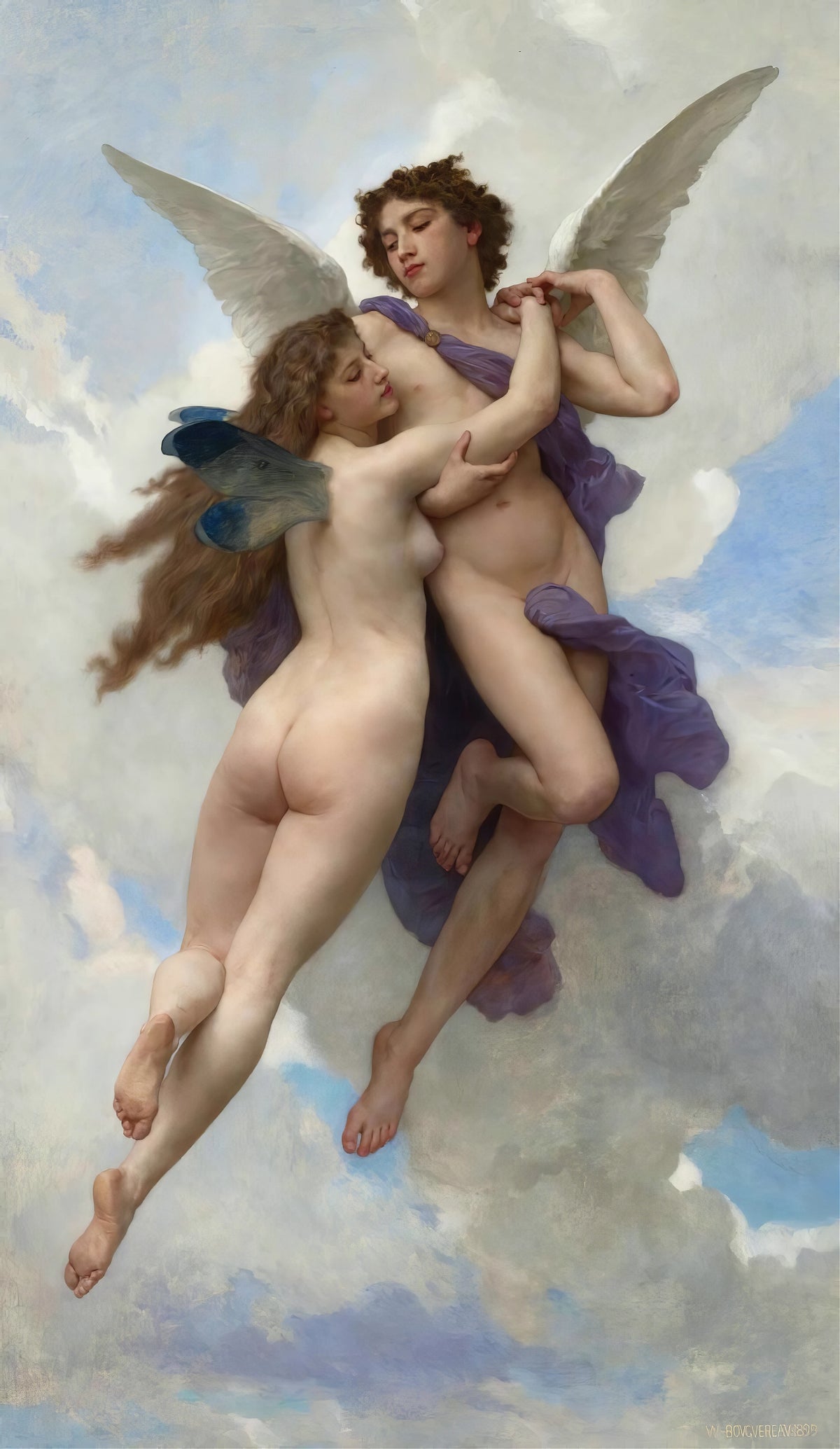 William Bouguereau - Love And Psyché (1899)