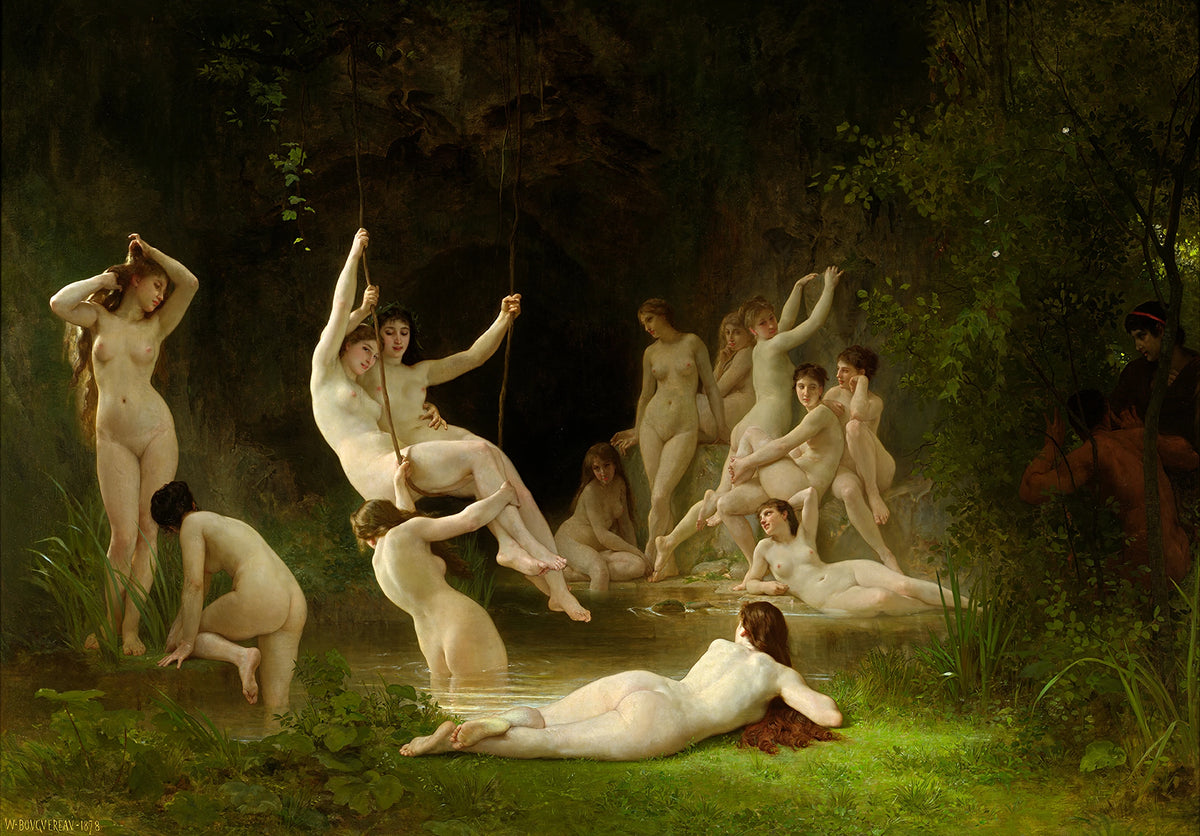 William Bouguereau - Nymphaeum (1878)