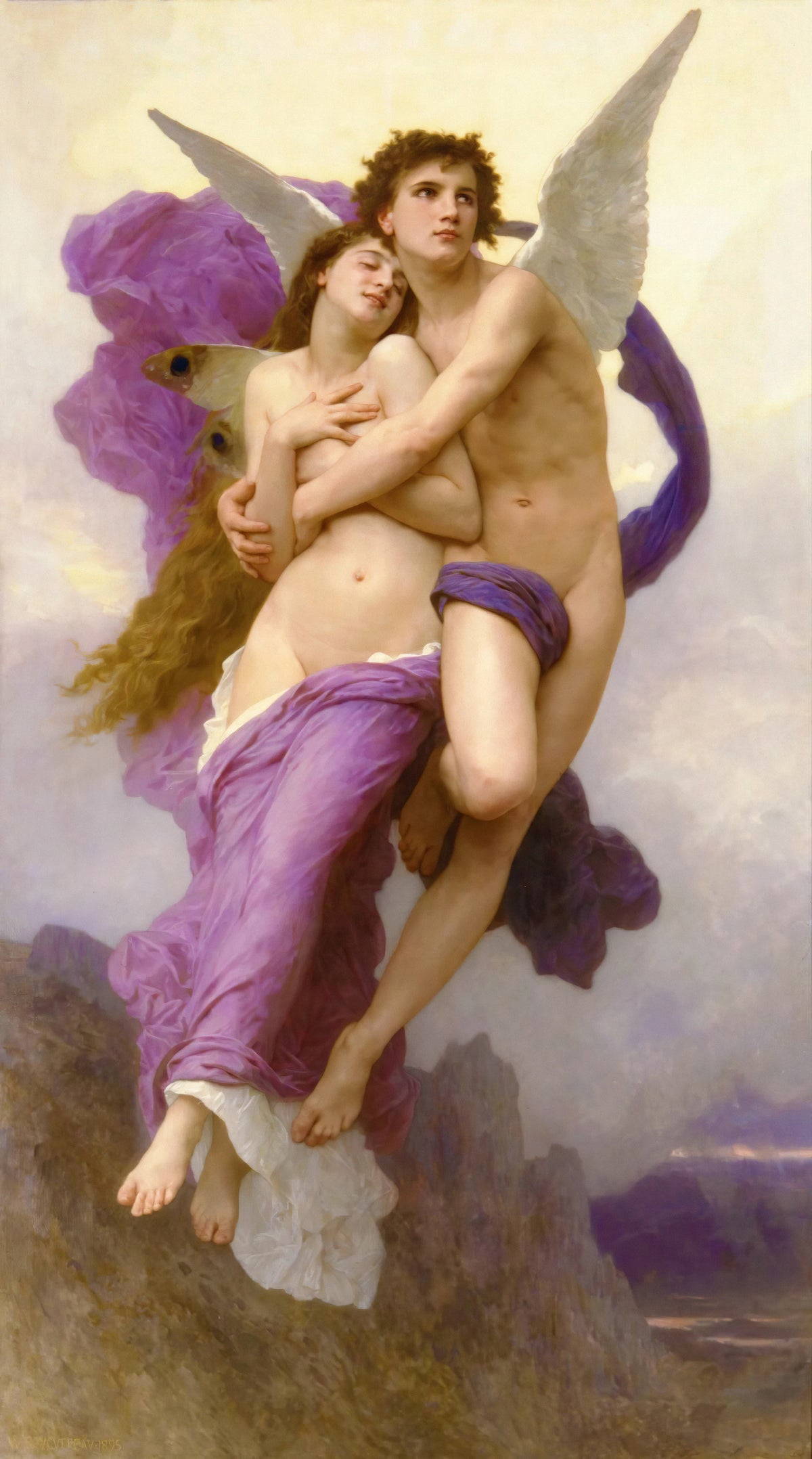 William Bouguereau - The abduction of Psyche (1895)