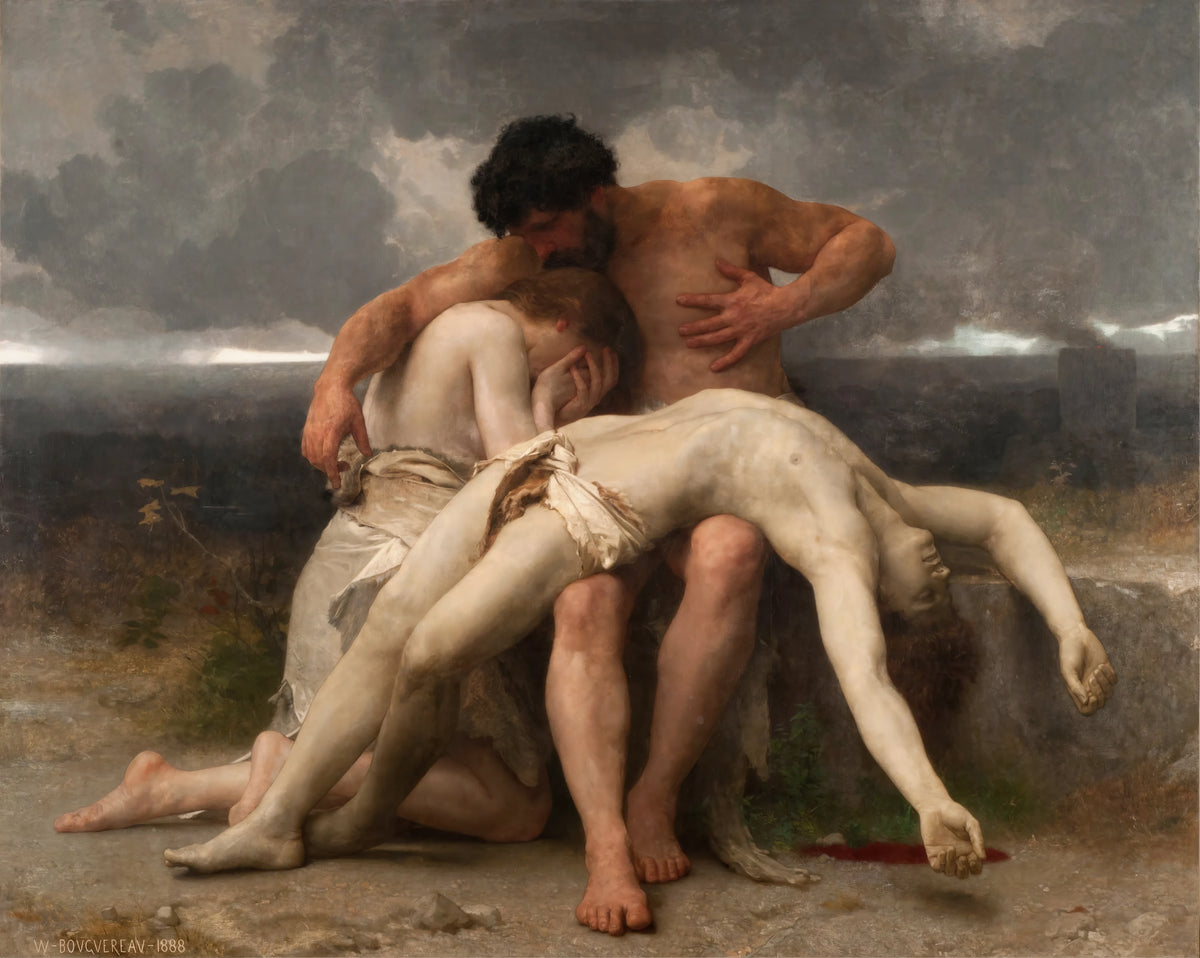William Bouguereau - The First Mourning (1888)