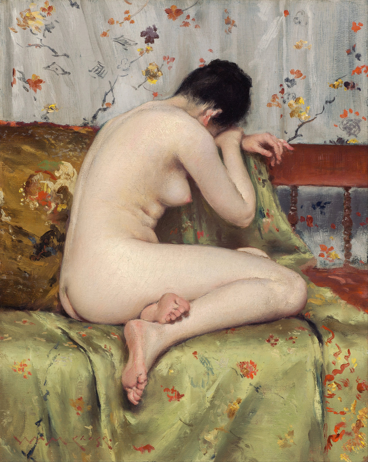 William Merritt Chase - A Modern Magdalen (about 1888)