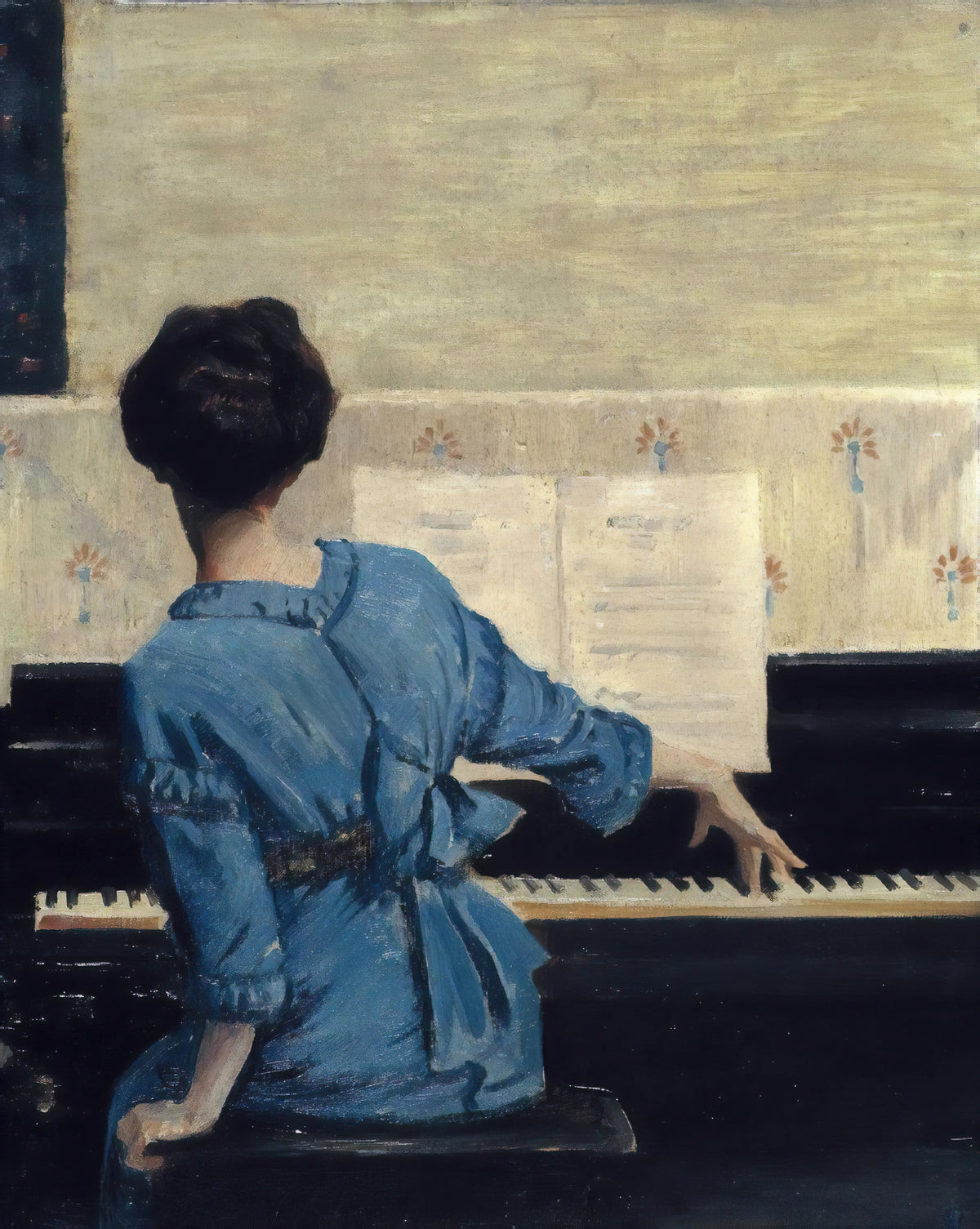 William Merritt Chase - The Keynote (1915)