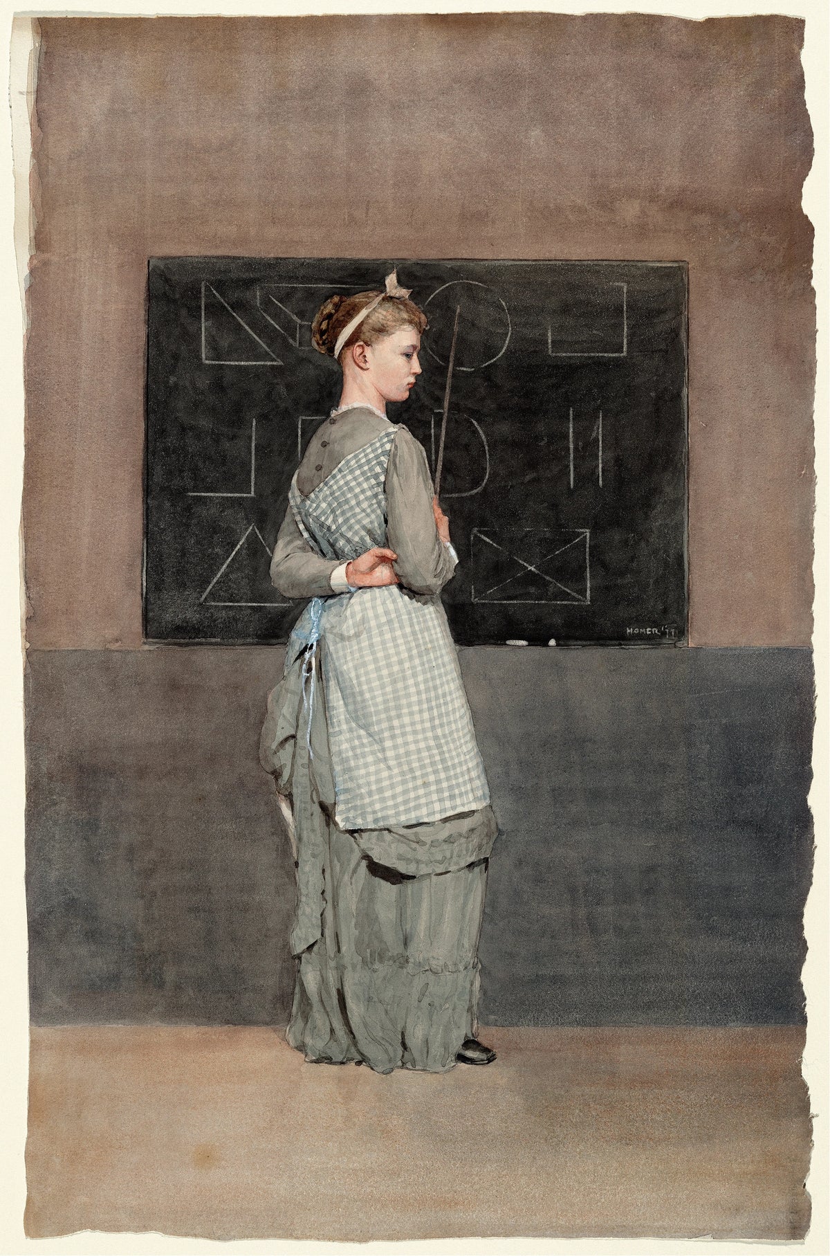 Winslow Homer - Blackboard (1877)