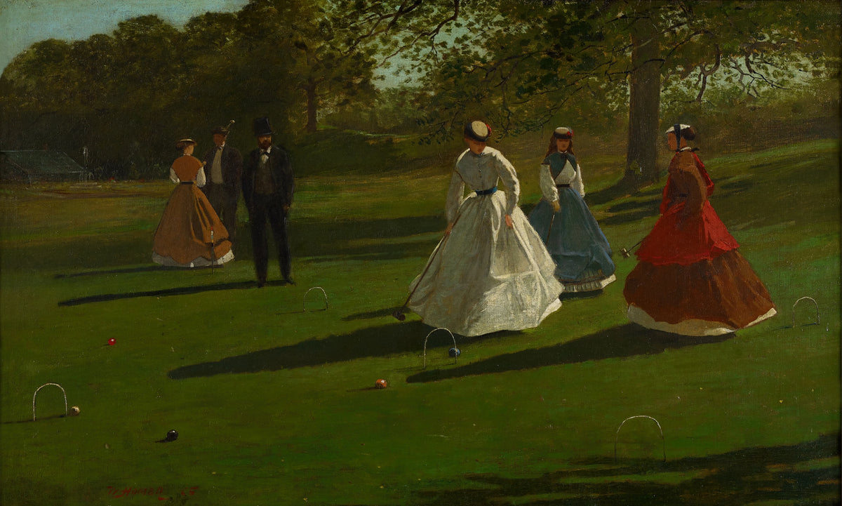 Winslow Homer - Croquet Players (1865)