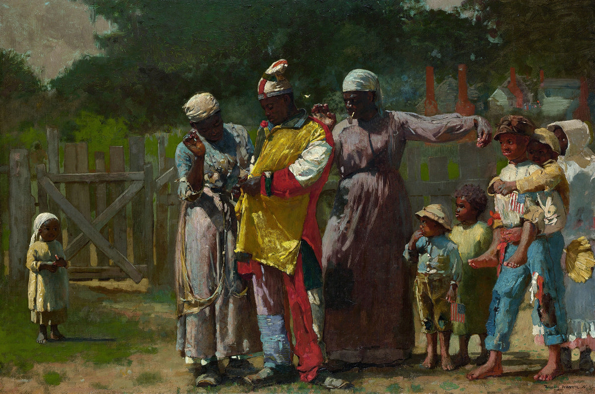 Winslow Homer - Dressing for the Carnival (1877)