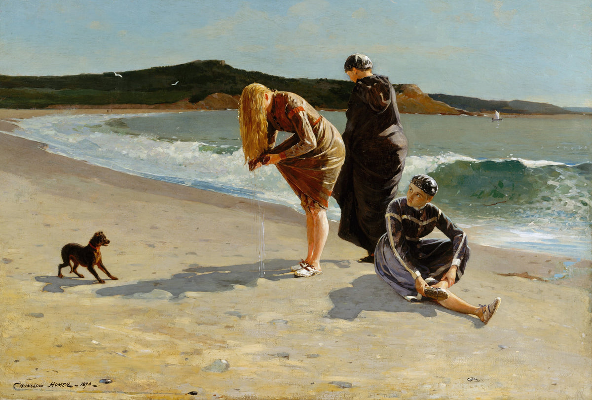 Winslow Homer - Eagle Head, Manchester, Massachusetts (High Tide) (1870)