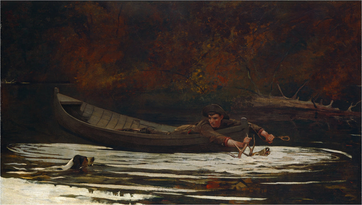 Winslow Homer - Hound and Hunter (1892)